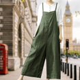 thumbnail image 3 of Cotton Loose Rompers Casual WomenJumpsuits One-piece Simple Oversize Jumpsuits, 3 of 9