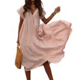 thumbnail image 1 of Robe Longue Maxi Décontractée Sans Manches pour Femmes, Soirée, Boîte de Nuit, 1 of 5