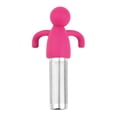 thumbnail image 2 of PEONAVET Silicone Tea Infuser Human Shaped Tea Filter Tea Making Machine Stainless Steel Tea Glass Tea Making Machine Tea Filter Creative Tea Glass, 2 of 4