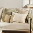 thumbnail image 4 of Bouclair Dugan Textured Decorative Square Pillow, 4 of 9