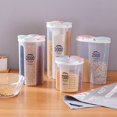 thumbnail image 3 of Promotion!Boîte de Rangement Alimentaire de Cuisine avec Couvercles et Compartiments pour Grains/sucre/farine/riz/noix/collations 2500ML (2 Compartiments), 3 of 14