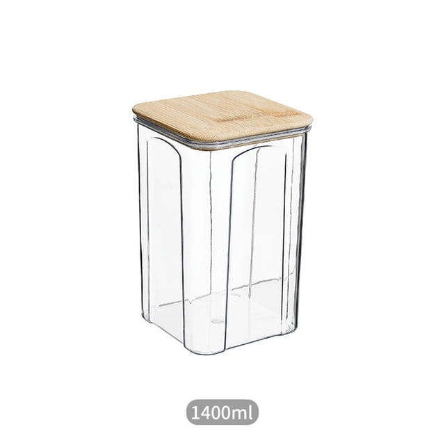 EGNMCR Lunch Bags for Women Lunch Box Bento Box BAMBOOSs Covered Five Grain And Miscellaneous Grain Sealed Container Plastic Transparent Storage Tank STORAGE TANK