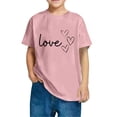 thumbnail image 4 of Rbaofujie T-Shirts Graphiques pour Fille à Imprimé Floral à Manches Courtes à Col Rond T-Shirts Hauts, 4 of 4