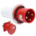 thumbnail image 3 of 3 Phase Power Connector, IP67 Waterproof 380-415V Insulation Industrial Socket Plug With Rubber Washer For Marine For Outdoor For Automotive Devices, 3 of 8