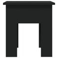 thumbnail image 3 of vidaXL Coffee Table Black 40x40x42 cm Engineered Wood, 3 of 4