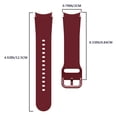 thumbnail image 3 of EGNMCR Watch For Samsung Galaxy Watch 4 44mm Soft Sport Strap Replacement watch band, 3 of 7