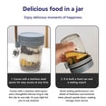 thumbnail image 5 of Overnight Oats Jars with Lid and Spoon, Leak-Proof 350ML Glass Containers for Breakfast Meal Prep, Portable Cereal Jars for DIY Oats Yogurt Salad Office Gym, 5 of 5