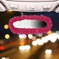 thumbnail image 1 of EGNMCR Car Mirror Cover With Diamond Mirror Decoration , Car Mirror Cover Mirror Accessories Elastic Plush , Car Mirror Female Cover Bling General Acce Rear view mirror cover, 1 of 7