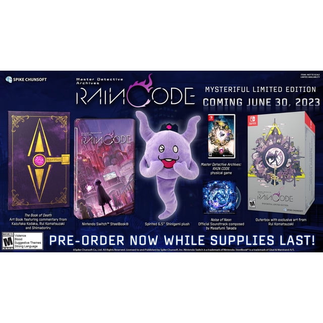 Master Detective Archives: RAIN CODE MYSTERIFUL LIMITED EDITION (Nintendo Switch)