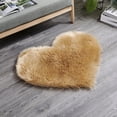 thumbnail image 2 of LCXmlly Pencil Bag Strong Water Absorption Rug Mat Love Heart Shape NonSlip Acrylic Fluffy Carpet, 2 of 6