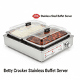 thumbnail image 1 of Betty Crocker Stainless Steel Buffet Server, 1 of 6