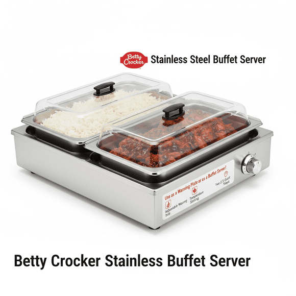 Betty Crocker Stainless Steel Buffet Server