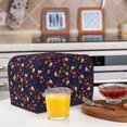 thumbnail image 5 of Toaster Cover 4 Slice Mushroom Dustproof Bread Maker Cover Fingerprint Bakeware Protection Wide Slot Toaster Bag Reusable Kitchen Small Appliance Cover TC278, 5 of 5