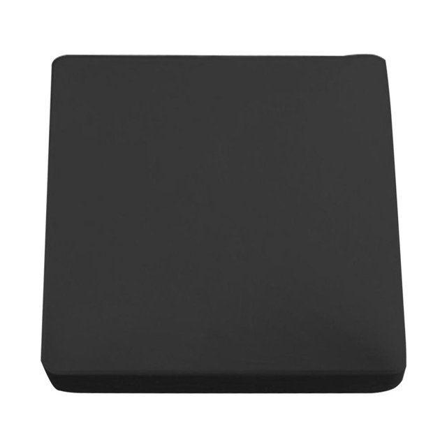 Feltree Nappe Carrée Élastiquée 86x86 cm en Matériau spandex polyester Extensible, Montrée de Couleur Noire Unie. Conçue pour les Bureaux de Salle à Manger Ou de Bureau, Elle Offre une protection Imperméable et Résistante aux Taches Tout en s'Ajuste Parfaitement sur des Plateaux Carrés. Convient comme Protecteur de table pour les surfaces d'Artisanat Ou de Loisir.