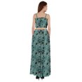 thumbnail image 4 of Bimba 2 Pcs Robe de Plage Aguichant pour Femmes Imprimée Smockée Crop Top & Longue Jupe Ensemble, 4 of 7
