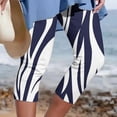 thumbnail image 2 of Yuyuzo Womens Plus Size Capris High Waisted Straight Leg Solid Color Bottom Capri Pants for Women 3/4 Slacks, 2 of 5