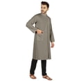thumbnail image 2 of Atasi Kurta de Designer Indien pour Hommes Tenue de Fête Robe Traditionnelle Chemise Longue Ethnique Unie, 2 of 7
