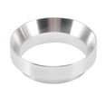 thumbnail image 1 of Coffee Powder Ring, Aluminium Alloy 58mm Coffee Dosing Funnel Food Grade Easy To Clean  For Home Silver, 1 of 8