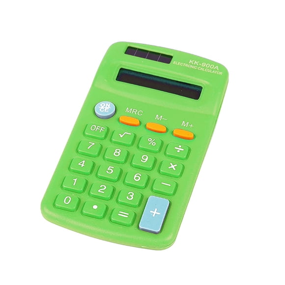 Hearth & Gear Calculatrice de Poche Format de Poche Mini Calculatrices Affichage à 8 Chiffres Calculatrice de Base à Énergie Solaire Alimentée par Pile Calculatrices de Bureau pour Étudiants Enfants Papeterie pour la Maison Stylos et Marqueurs Bricolages pour
