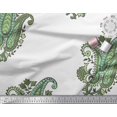 thumbnail image 3 of Soimoi Moss Georgette Fabric Floral & Paisley Block Decor Fabric Printed Yard 42 Inch Wide, 3 of 3