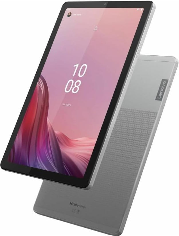 Lenovo Tab M9 9" Touchscreen Android Tablet – MediaTek Helio G8 4GB RAM 64GB Storage HD IPS Display Wi-Fi Arctic Gray