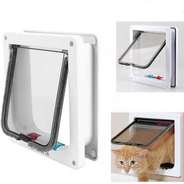 Cat Flap for Cats and Dogs Size L (23.5 * 25.2 * 5.5cm)