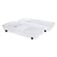 thumbnail image 3 of Rubbermaid Under the Bed Wheeled Storage Box, 68 Qt, Pack of 2, Wheeled Plastic Under Bed Storage Containers with Dual-Hinged Lids and Sturdy Wheels, Visible Organization for Tight Spaces, 3 of 15