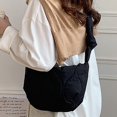thumbnail image 2 of LinYooLi Quilted Tote Bags for Women Lightweight Quilted Padding Shoulder Bag Down Cotton Padded Large Tote Bags Lattice, 2 of 6