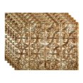 thumbnail image 2 of FASÃ„DE Traditional Style/Pattern 1 Decorative Vinyl 18in x 24in Backsplash Panel in Bermuda Bronze (5 Pack), 2 of 15