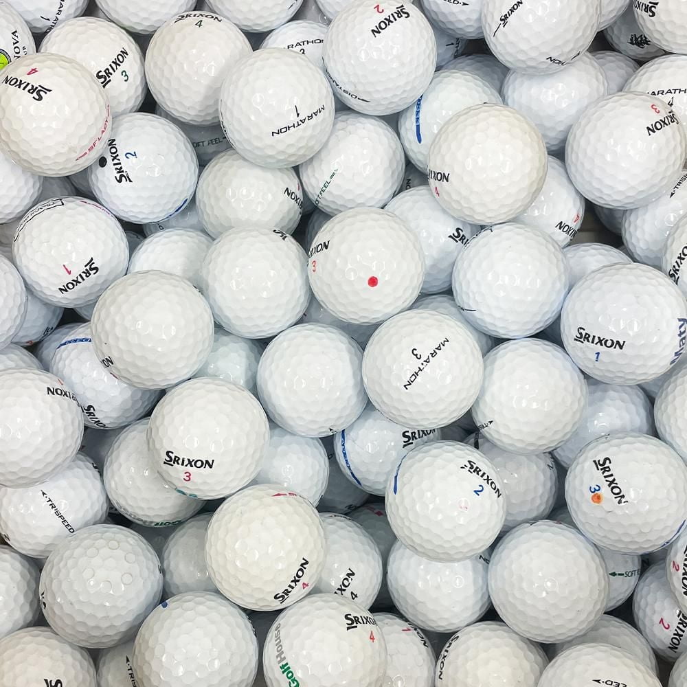 Mulligan - 75 balles de golf récupérées Srixon  AAA, Blanc