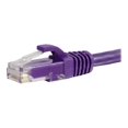 thumbnail image 1 of C2G 35ft Cat6a Snagless Unshielded UTP Network Patch Ethernet Cable-Purple - Patch cable - RJ-45 (M) to RJ-45 (M) - 35 ft - UTP - CAT 6a - molded, snagless, stranded - purple, 1 of 4