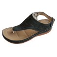 thumbnail image 1 of XZNGL Slippers for Womens Slippers Flip Flops Womens Wedge Heel Flip Flops Multicolor Embroidered Sandals Slippers, 1 of 3