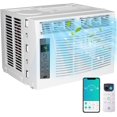 thumbnail image 1 of Ourlova 6000 BTU Window Air Conditioner WiFi Energy Saving Window AC Unit with Remote App Control Timer Function Easy Install Kit, 1 of 6