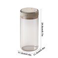 thumbnail image 3 of Birdeem Airtight Coffee Storage Container with One Way Valve, Glass Food Storage Canisters Set of 3, Kitchen Pantry Organization Jars for Coffee Beans Flour Rice Sugar, Wide Mouth Airtight Sealed Jar, 3 of 9