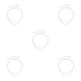 thumbnail image 1 of relayinert Silver Wide Application Chain Belt For Versatile Dressing Waist Chain Belt Chain Belt Y2K Body Chain 5Set, 1 of 6