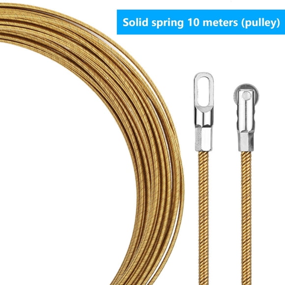 Vrorvz Electrician Threading Device for Cable Network Wire Installation Spring Steel Tool for Routing in Walls Floors Ceilings Suit for Home Improvement Long Lasting Multi Angle Bending