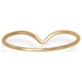 thumbnail image 1 of 14/20 Gold Filled Thin "V" Design Ring, 1 of 1