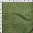 thumbnail image 4 of oneOone Cotton Poplin Twill Green Fabric Abstract Craft Projects Decor Fabric Printed By The Yard 56 Inch Wide, 4 of 4