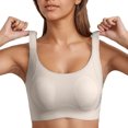 thumbnail image 1 of Seamless Everyday Bras For Women No Underwire Bralettes Push Up Wireless Supportive Full Coverage Sports Bras Front Closure Wireless Bras for Women Non Removable Padded Sports Bras for Women Womens, 1 of 4