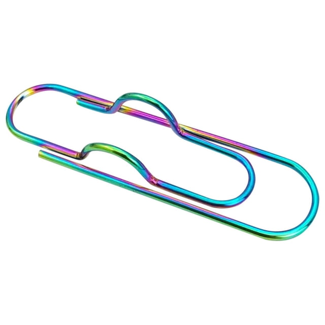 Metal Pen Clips,Paperclip Pen Holders for Notebooks and Papers,Multifunctional Pen Clips,Portable Metal Paper Clips,Pen Holder Clip for Notebook,Books,Planner,Journals,Clipboard and Paper,Blue 1PCS