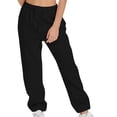 thumbnail image 2 of Timegard Womens Sweatpants Jogger Pants Elastic Waist Solid Color Trousers with Pockets Workout Pants, 2 of 5