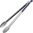 thumbnail image 1 of Pince de Cuisine en Acier Inoxydable 18/8: U-Taste Pince de Cuisson de 16 Pouces Résistante à la Chaleur avec Embouts Métalliques Robustes et Poignée en Silicone Antidérapante et Verrouillage Fluide pour Servir des Aliments Salade Gril BBQ (Bleu), 1 of 9