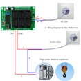 thumbnail image 2 of 433Mhz DC 12V 6-channel Universal 10A Relay Wireless RF Remote Control Switch Receiver Module and 3 6-button RF 433 Mhz Transmitter Fixed Code (2262 Chip) Remote Control Smart Home Automation, 2 of 8