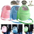 thumbnail image 1 of Small Pet Carrier Rabbit Cage Hamster Chinchilla Travel Warm Bags Guinea Pig Carry Pouch Bag Breathable, 1 of 13