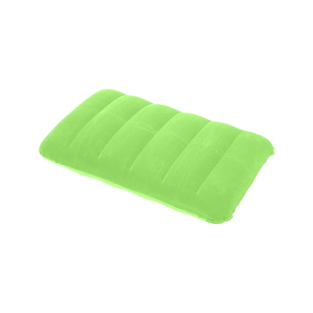 Inflatable Travel Pillow for Camping & Office Naps, Portable Inflatable Nap Pillow with Soft Velvety Fabric, Compact Design for Easy Storage & Transport