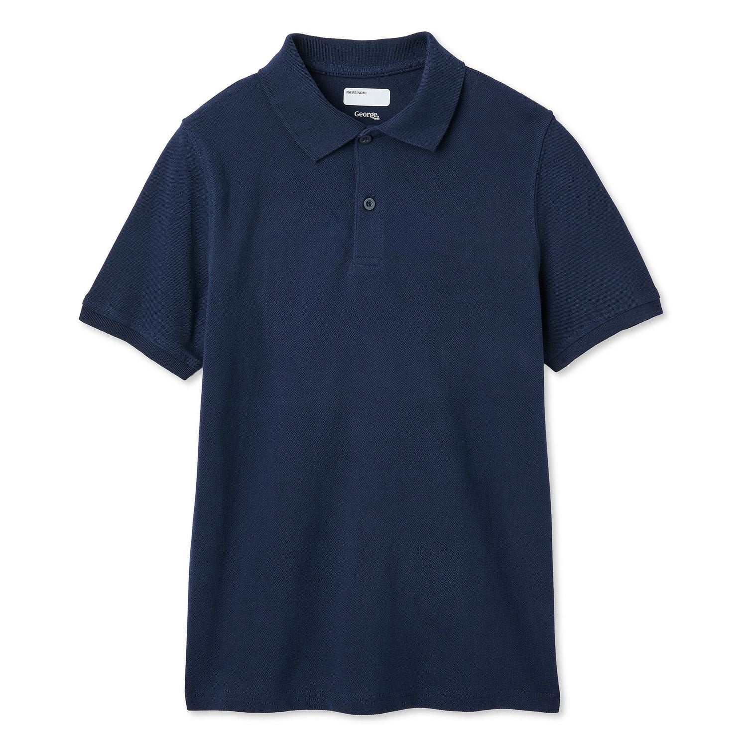 Lot de 2 polos d’uniforme à manches courtes George pour garçons