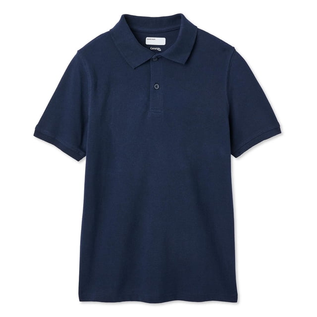 Lot de 2 polos d’uniforme à manches courtes George pour garçons