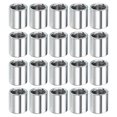 thumbnail image 1 of Unique Bargains Round Coupling Nut M10x1mm 15mm Threaded Sleeve Connector Rod Bar Stud Tube 20 Pack, 1 of 4