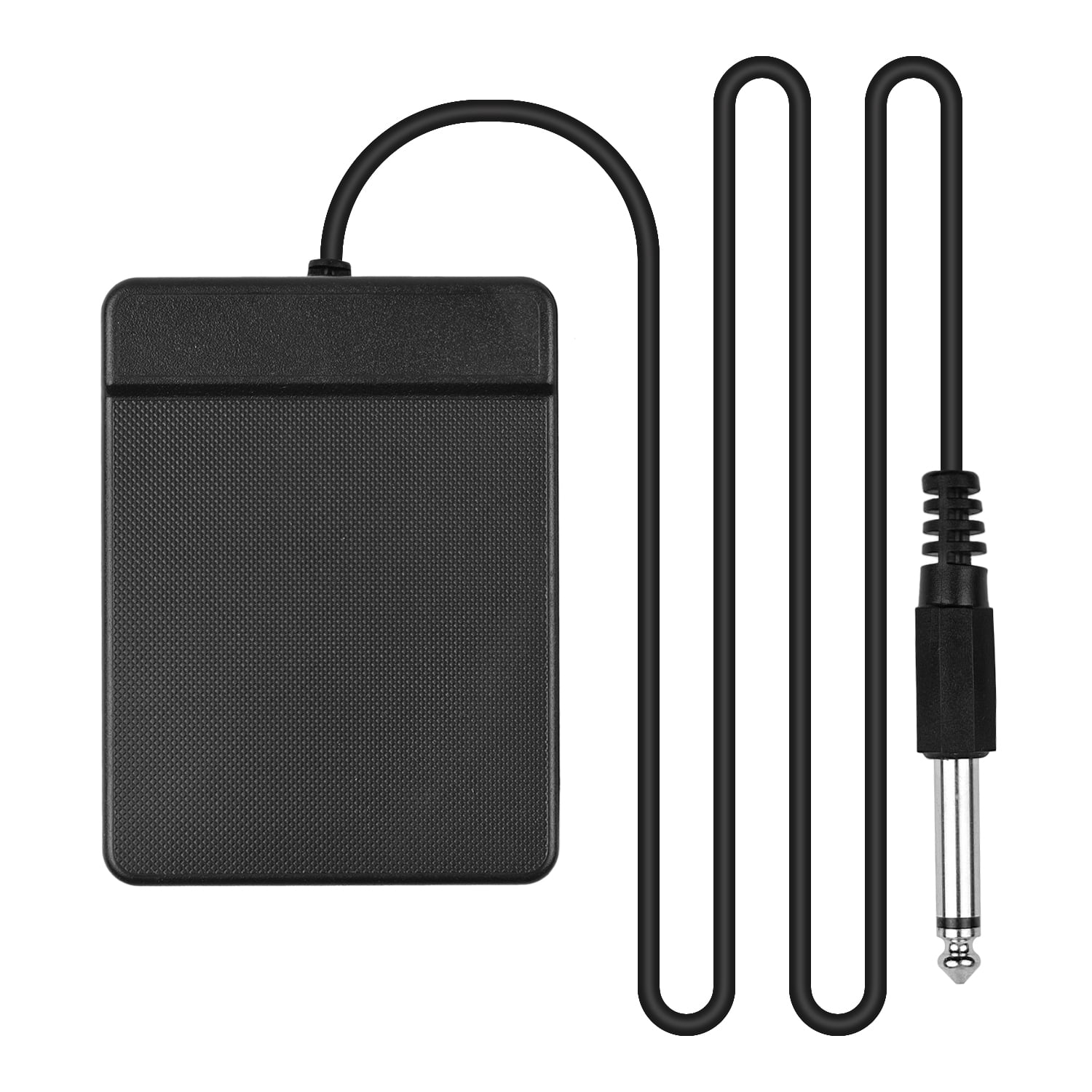 Pédale de Sustain Compacte 6.35mm Interface Universelle Pédale Simple pour Instruments de Musique Piano Portable Clavier Électronique Elctronic Tambour Enroulable