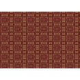 thumbnail image 1 of Ahgly Company Machine Washable Indoor Rectangle Transitional Cranberry Red Area Rugs, 6' x 9', 1 of 7
